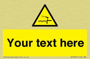 Custom warning water cannon